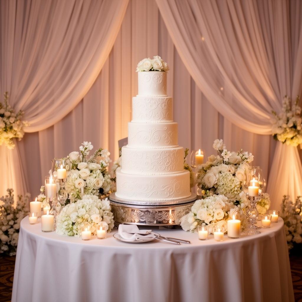 Wedding cake display